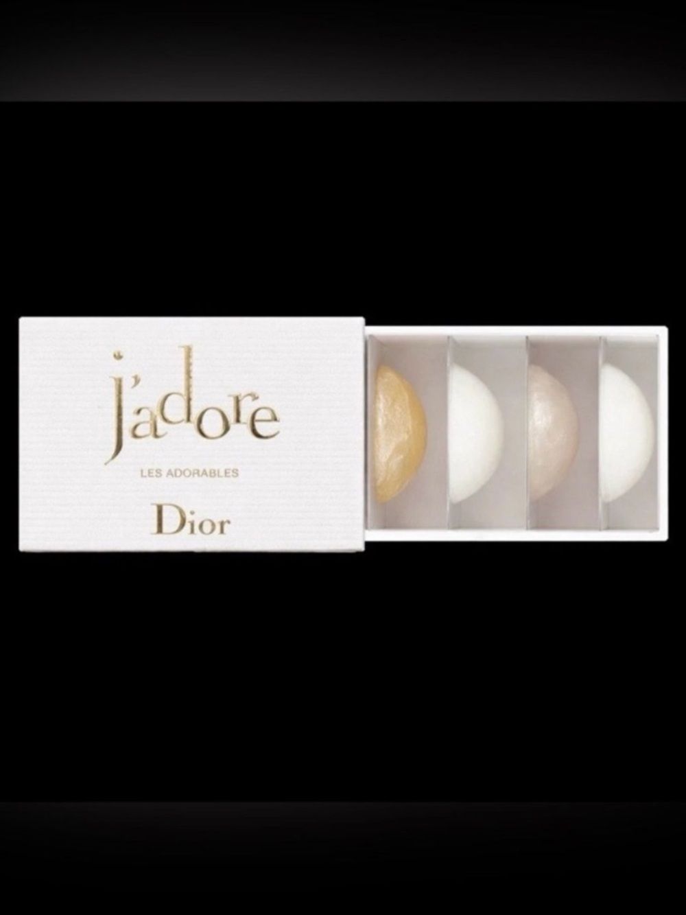 Christian Dior J'adore LES ADORABLES Set of 4 Body Cream/Soap/Scrub Protects GWP
